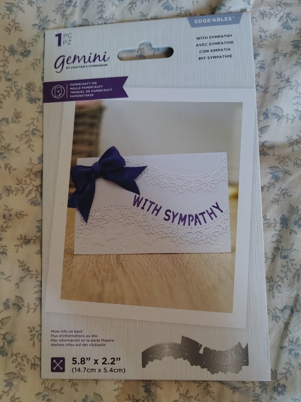 Gemini Edge'ables With Sympathy Craft Die